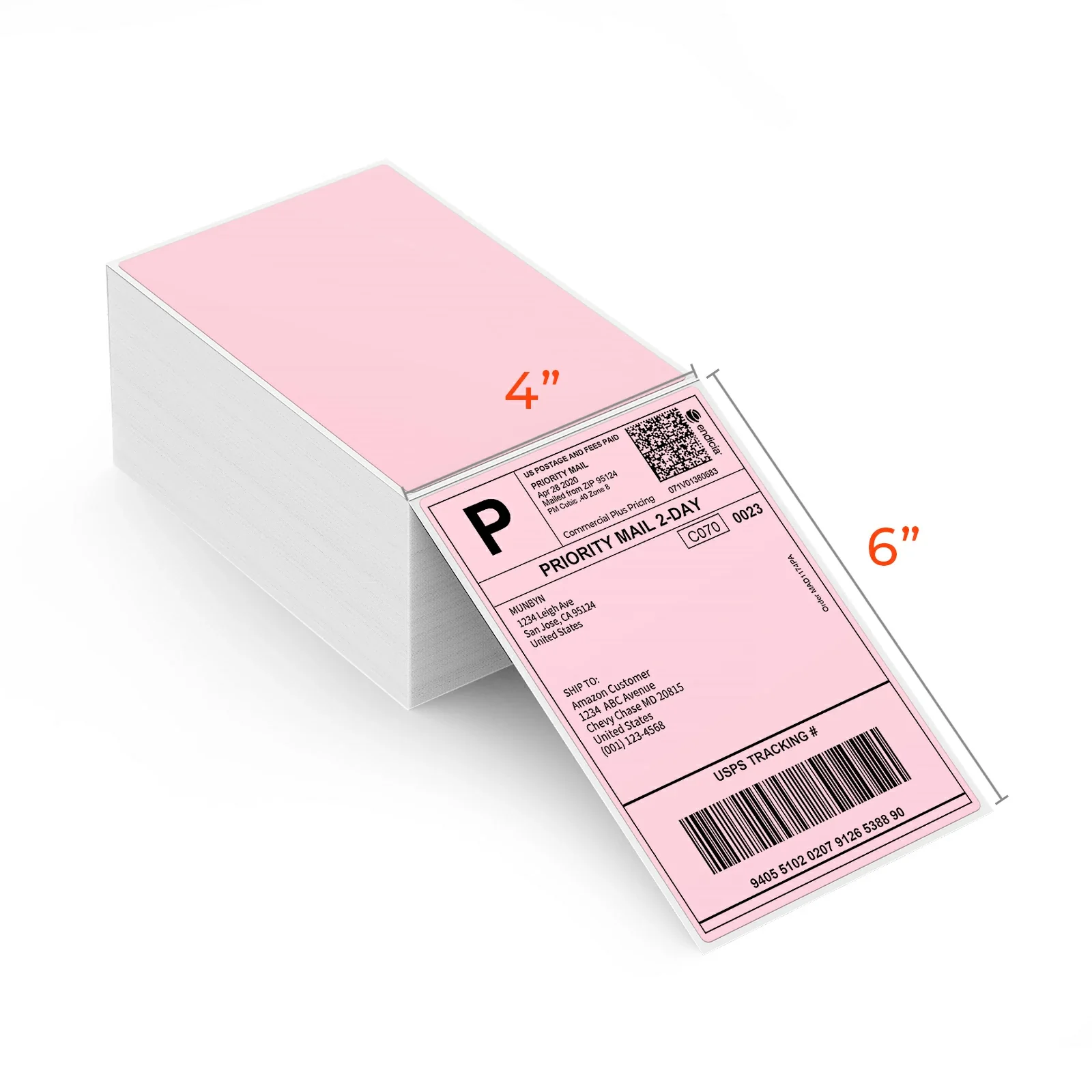 Thermal Shipping Label 4x6